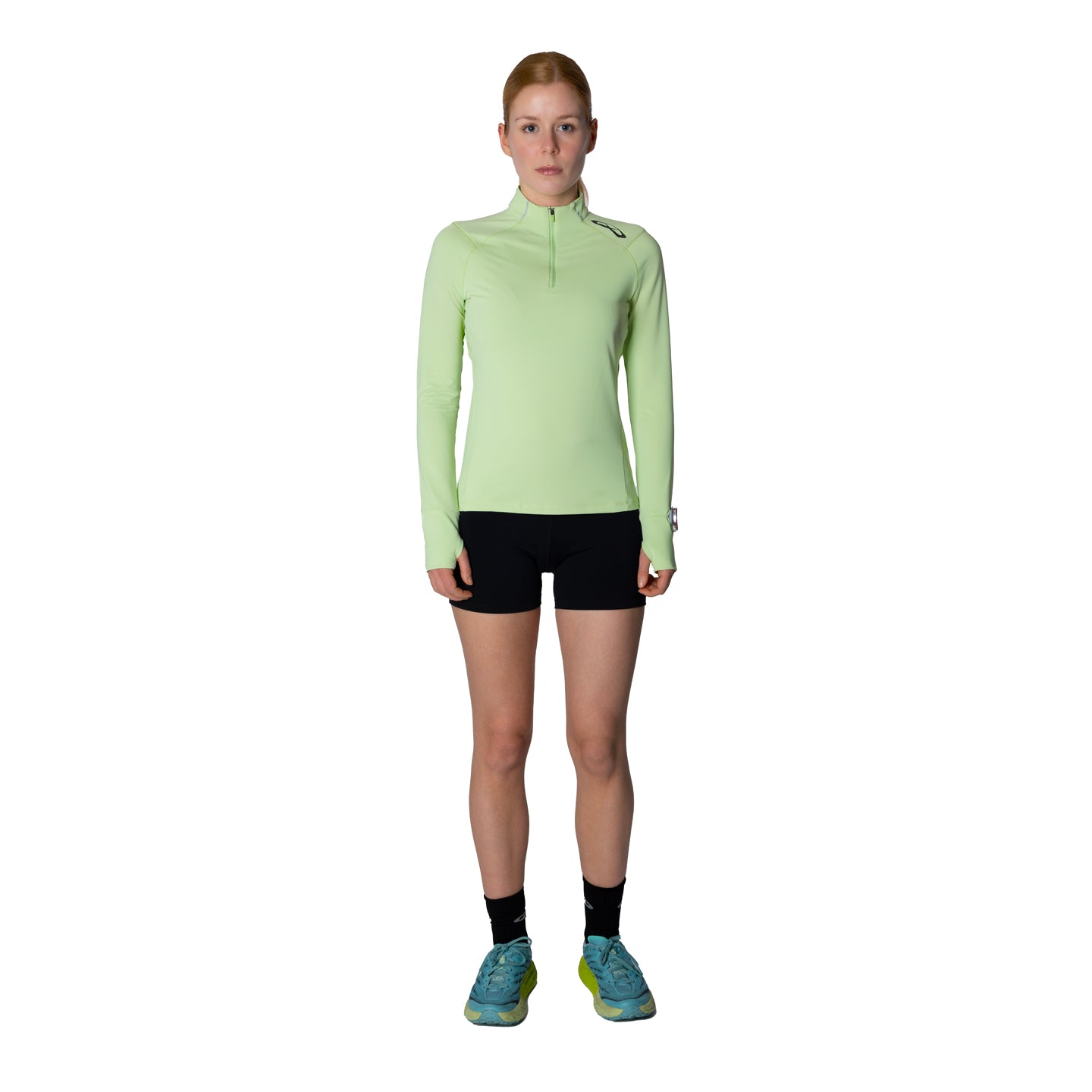 Enhanced Quarter Zip - Womens Green