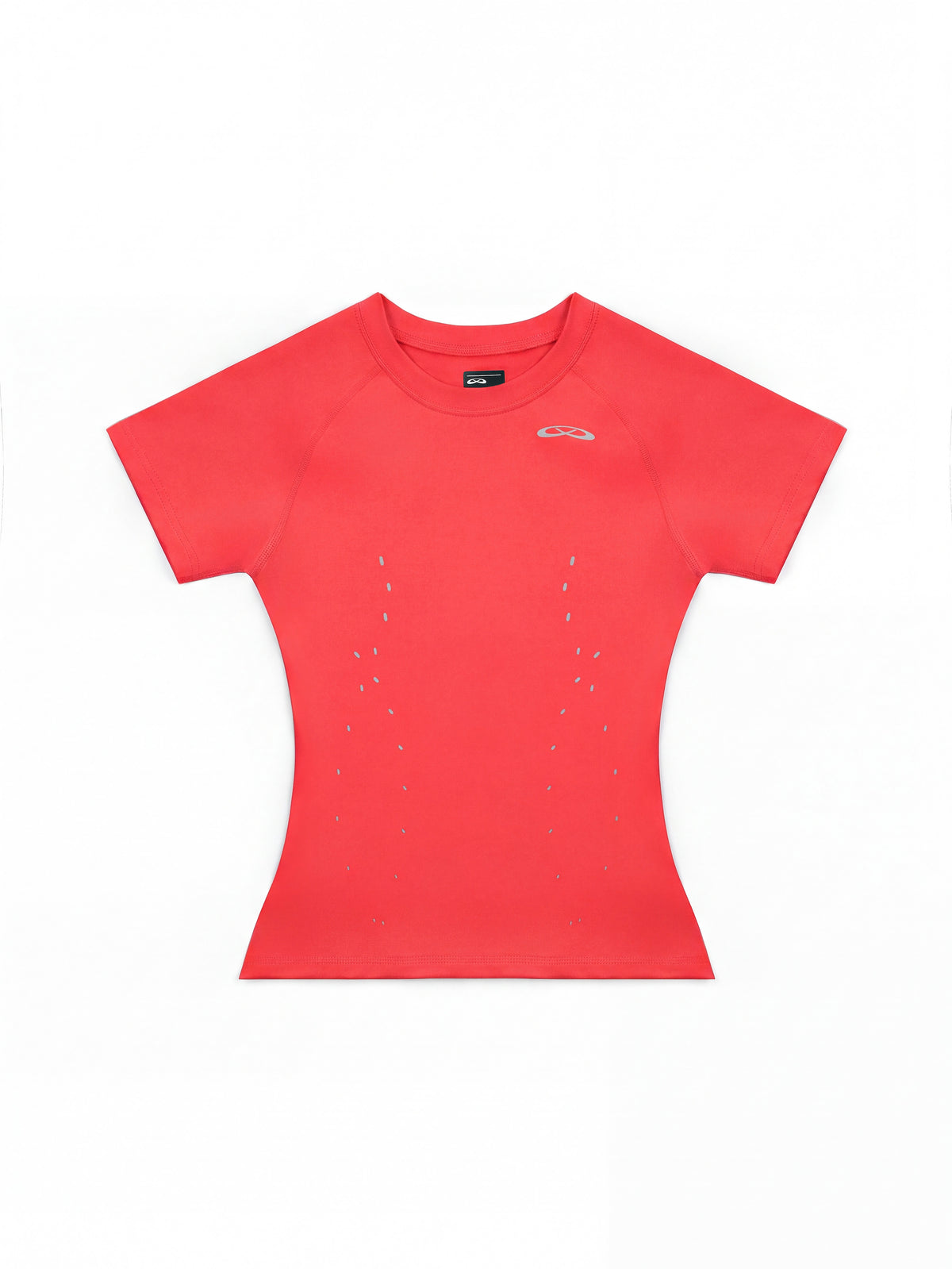 Product photo — Colour: Rauður — Red Stealth Shortsleeve, front view.