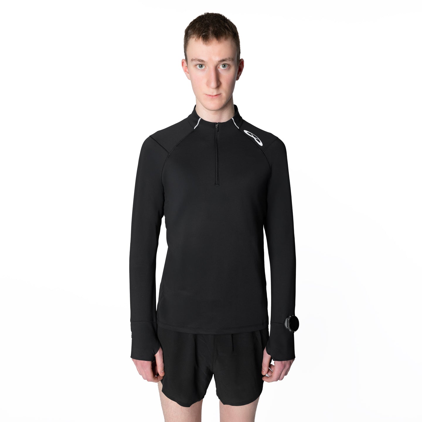 Enhanced Quarter Zip - Mens Black