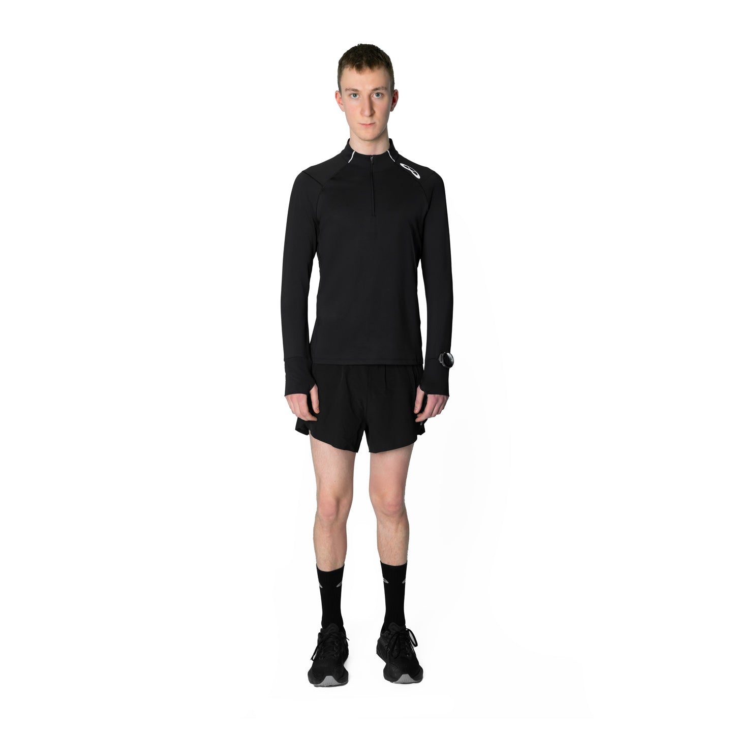 Enhanced Quarter Zip - Mens Black