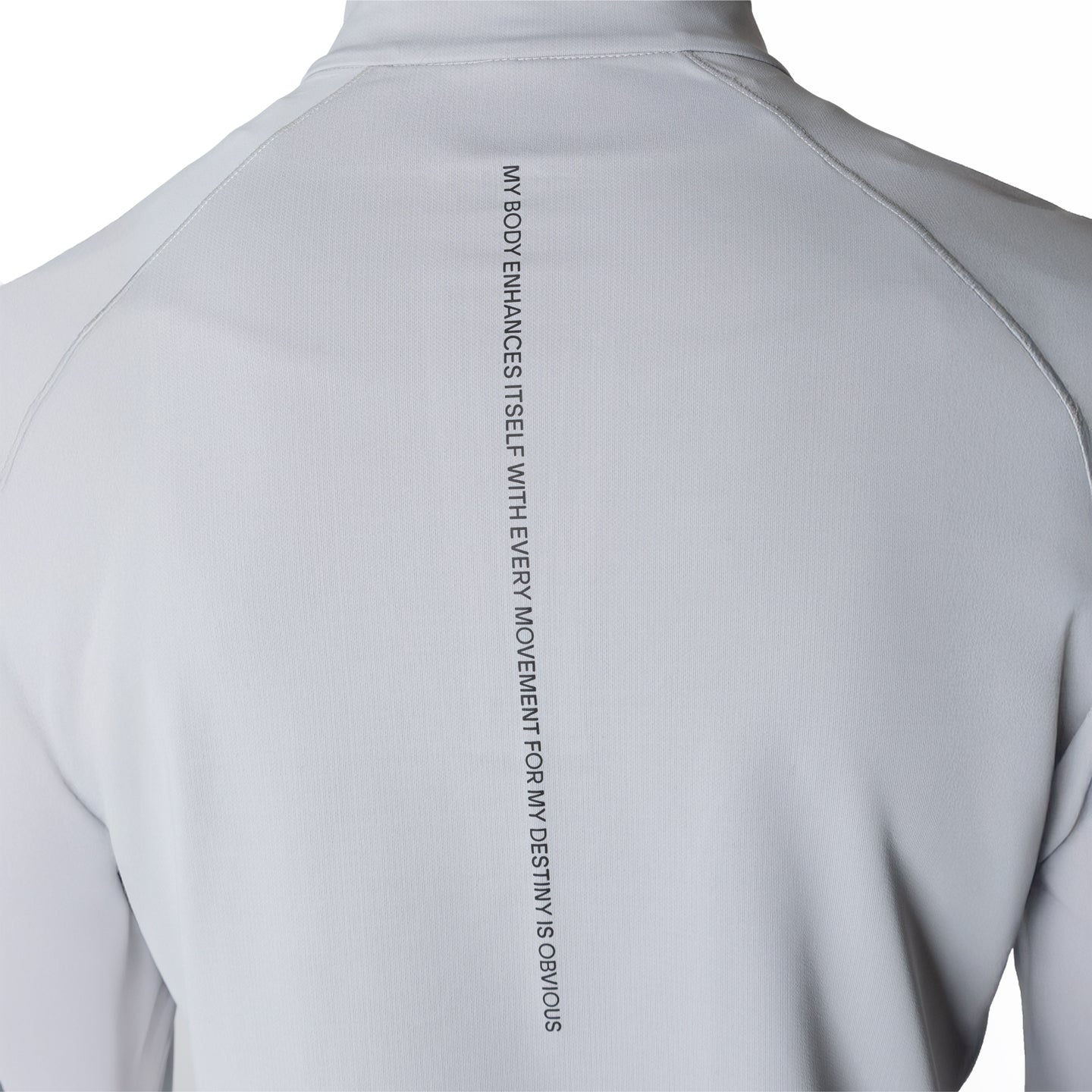 Enhanced Quarter Zip - Mens Grey