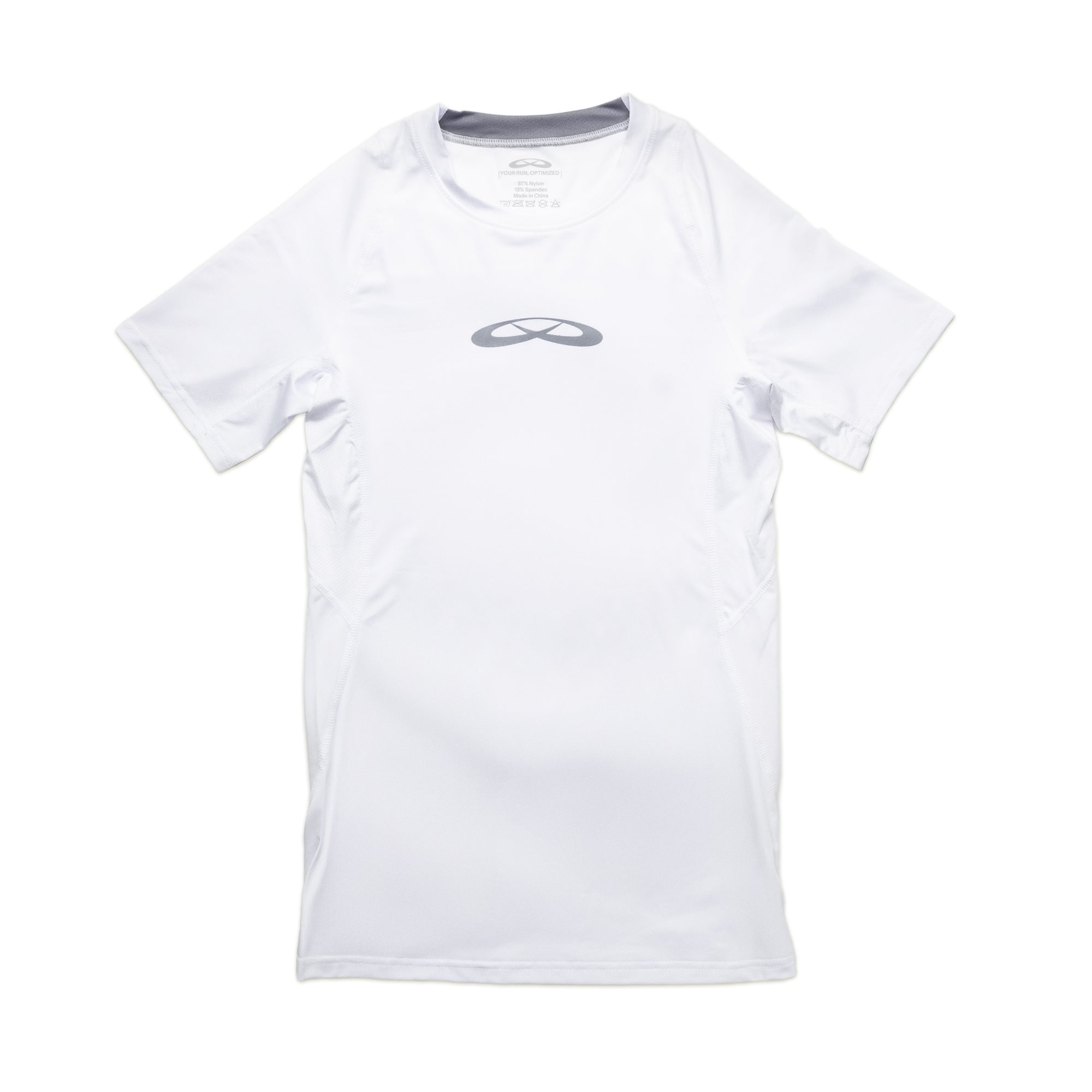 Second Skin stuttermabolur hvítur-2