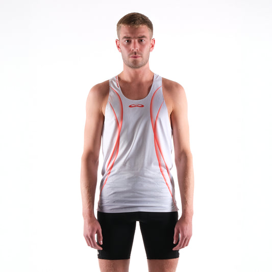 Nothing Singlet White – Mens