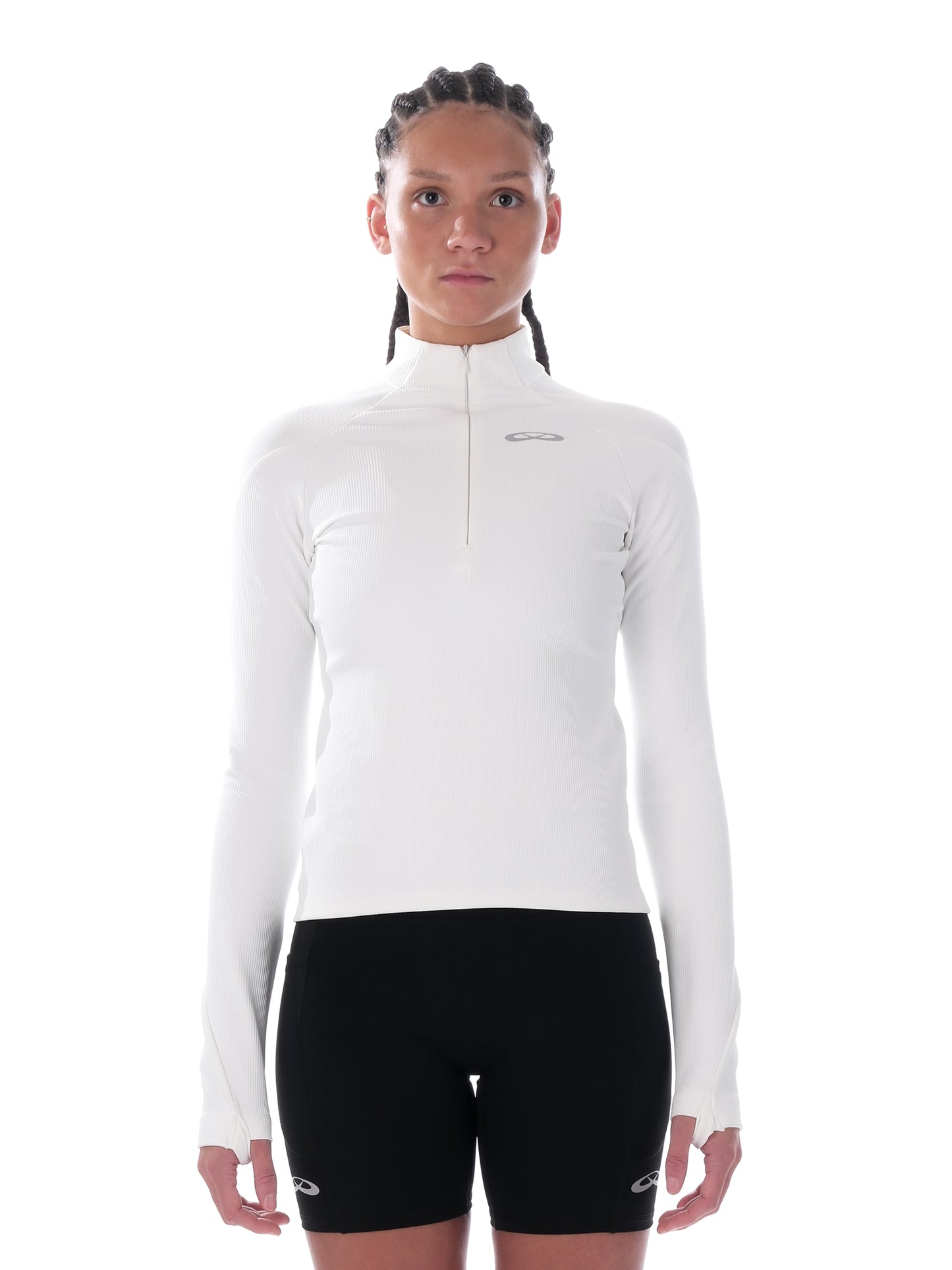 Stealth Quarter Zip – White