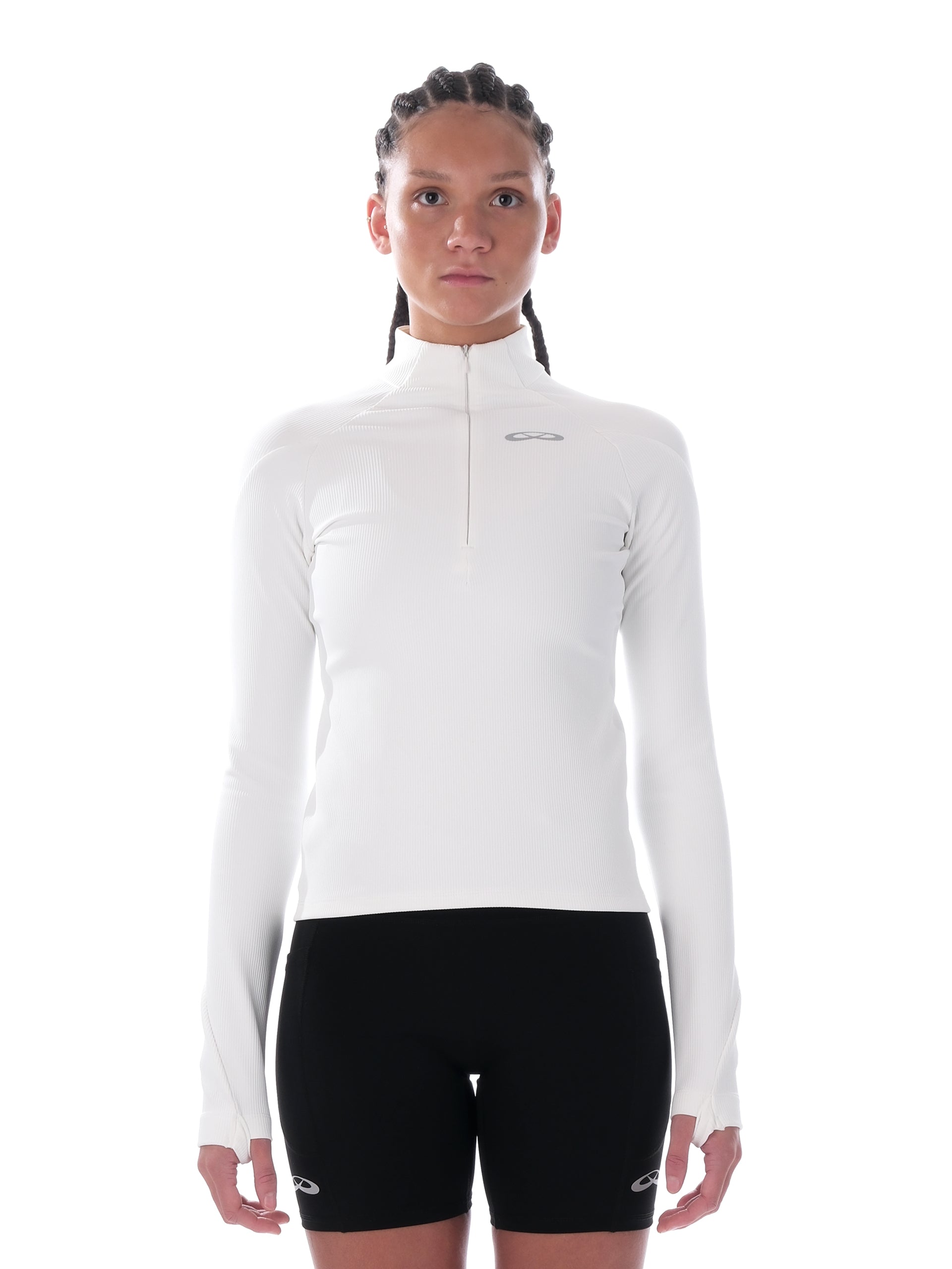 Stealth Quarter Zip – White